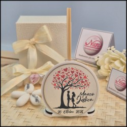 Bomboniera Matrimonio Profumatore Personalizzato Albero della vita