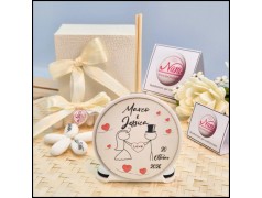 Profumatore Personalizzato per matrimonio con sposini stilizzati