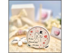 Bomboniera Matrimonio Profumatore personalizzato Con sposini Stilizzati