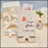 Porta cellulare Personalizzato da matrimonio con due topolini