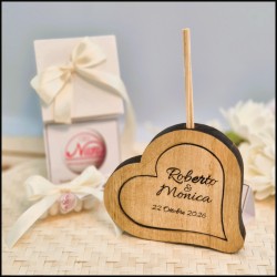 Profumatore in legno Personalizzato per matrimonio