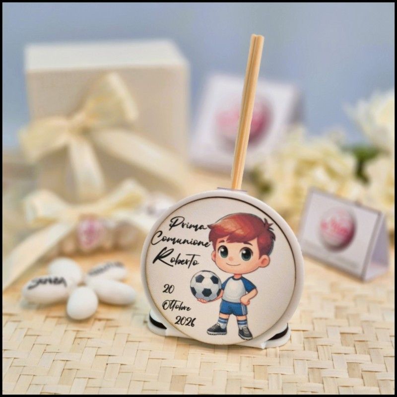 Bomboniera Calcio Profumatore Giocatore personalizzato