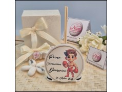 Bomboniera Comunione a tema Boxe profumatore personalizzato