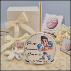 Bomboniera tema Boxe profumatore personalizzato