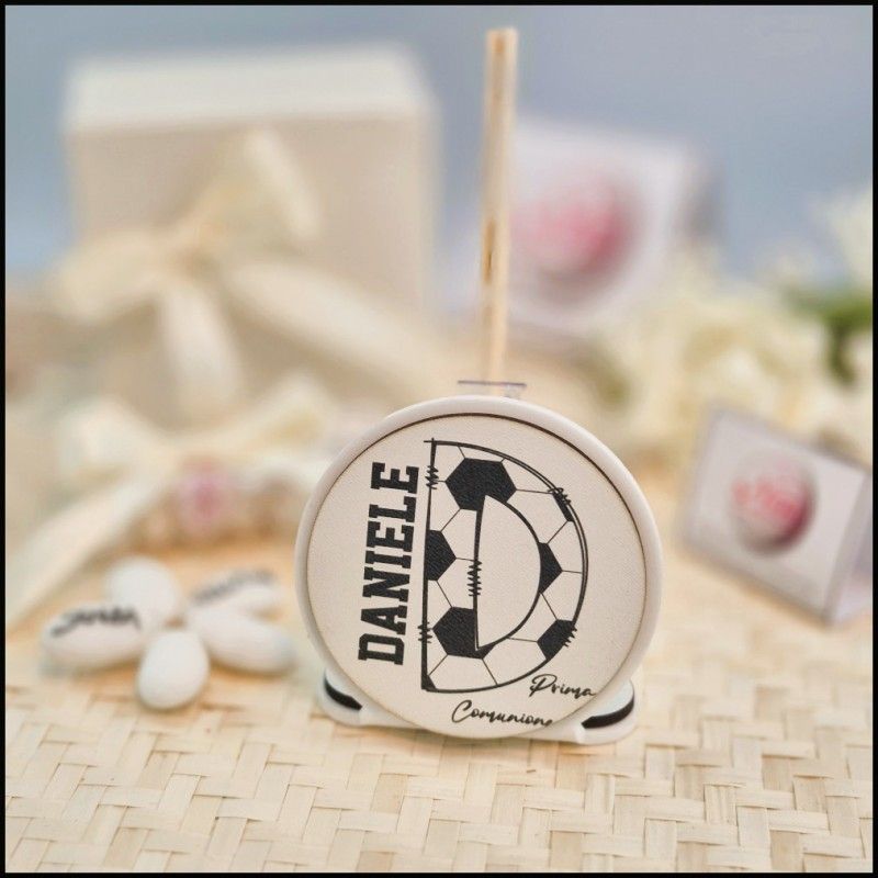 Bomboniera Calcio Profumatore Iniziale del Feteggiato
