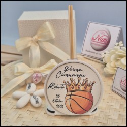 Bomboniere basket Comunione Profumatore personalizzato