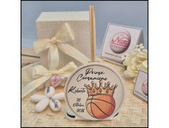 Bomboniere basket Comunione Profumatore personalizzato
