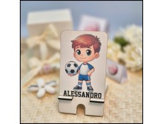 Porta cellulare Personalizzato con calciatore