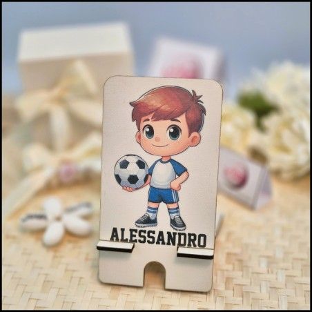 Bomboniera Calcio Porta cellulare calciatore