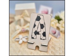 Porta cellulare Personalizzato con Iniziale a tema calcio
