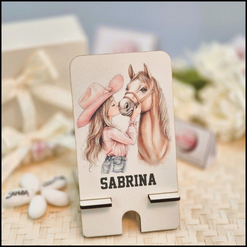 Bomboniera Cavallo Porta cellulare Personalizzato a tema