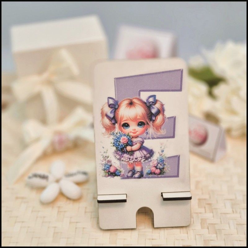 Bomboniera Comunione Bambina Porta cellulare Alfabeto