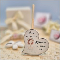 Bomboniera Comunione bambina profumatore personalizzato