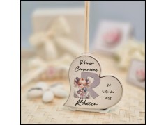 Bomboniera Comunione Bambina Profumatore con Iniziale personalizzata