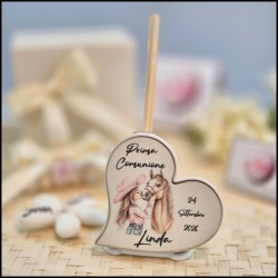 Bomboniera cavallo Profumatore Con bambina personalizzato