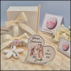 Bomboniera cavallo Profumatore Con bambina personalizzato