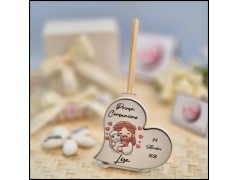 Bomboniera Sacra Profumatore cuore Gesù pastore di anime personalizzato