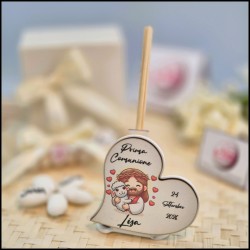 Bomboniera Sacra Profumatore cuore Gesù pastore di anime personalizzato