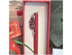 Bomboniera Laurea Ingegneria Meccanica Penna Rossa con ingranaggi