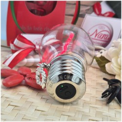 Bomboniera Laurea Lampada Led Idea Brillante con Corona d'Alloro