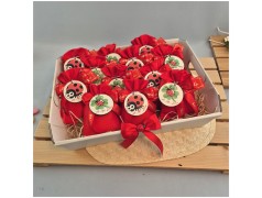 Bomboniera laurea Sacchettino portachiavi Coccinella quadrifoglio