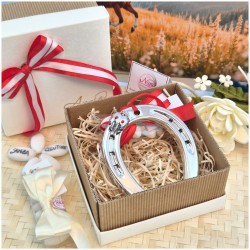 Bomboniera Laurea Portafortuna Ferro di Cavallo e Coccinella