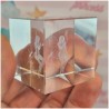 Bomboniera Comunione Bambina Lampada Cubo 3D Fatina - Base Led e Incisione Nome INCLUSA