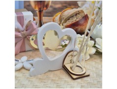 Bomboniera Comunione Calice oro Profumatore in Pietra Leccese e Marmo con nome personalizzato dietro