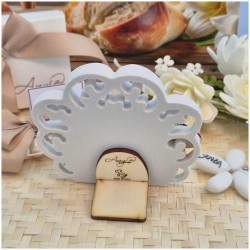 Bomboniera Comunione Icona Calice in Pietra Leccese e Marmo con nome personalizzato