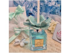Bomboniera Matrimonio Debora Carlucci Profumatore Fiore in Ceramica Tiffany con Essenza