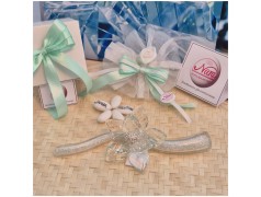 Bomboniera Diciottesimo Debora Carlucci Fiore in Cristallo su Stelo Glitterato