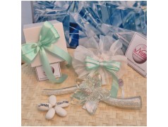 Bomboniera Diciottesimo Debora Carlucci Fiore in Cristallo su Stelo Glitterato