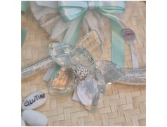 Bomboniera Diciottesimo Debora Carlucci Fiore in Cristallo su Stelo Glitterato