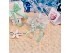 Bomboniera 18 Compleanno Debora Carlucci Fiore in Cristallo su Stelo Curvo Polvere di Stelle