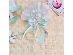 Bomboniera 18 Compleanno Debora Carlucci Fiore in Cristallo su Stelo Curvo Polvere di Stelle