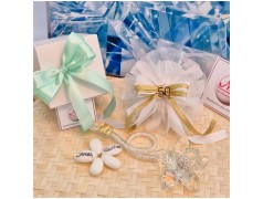 Bomboniera nozze oro Debora Carlucci Fiore in Cristallo su Stelo Curvo Polvere di Stelle