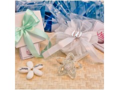 Bomboniera Nozze diamante Debora Carlucci Fiore su Stelo Polvere di Stelle con Numero 60