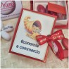 Bomboniera Laurea Economia Scatolina Libro con Cornucopia