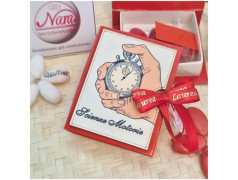 Bomboniera Laurea Scienze Motorie Scatolina Libro con Cronometro