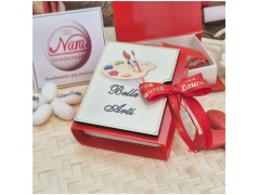 Bomboniera Laurea Belle Arti e DAMS Scatolina Libro con Tavolozza