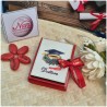 Bomboniera Laurea Universale Scatolina Libro Dottore con Tocco e Alloro