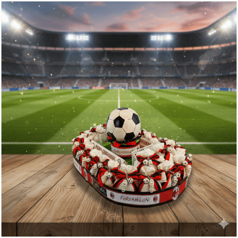 Bomboniere Calcio Stadio portachiavi del Milan