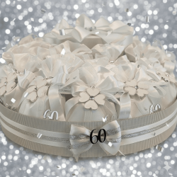 Torta di Bomboniere Nozze di diamante o 60 compleanno