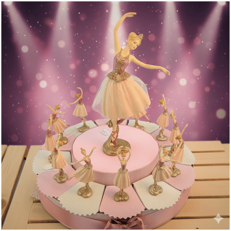 Torta di Bomboniere con Ballerine