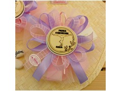 Bomboniera Comunione Ginnastica Artistica Magnete in Legno Personalizzato con Nome