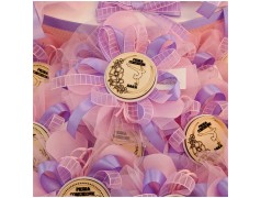 Bomboniera Comunione Ginnastica Artistica Magnete in Legno Personalizzato con Nome