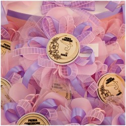 Bomboniera Comunione Ginnastica Artistica Magnete in Legno Personalizzato con Nome