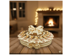 Torta Bomboniere Battesimo Bimba Principessa dei Sogni con Magnete e Cavallino