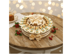 Torta Bomboniera Battesimo Bimbo Principe con Ranocchio e Corona