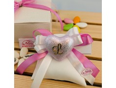 Bomboniere cuore rosa gold Claraluna